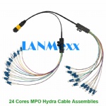 12-24 Cores MPO Hydra Cable Assemblies