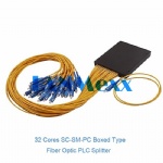 1*64 or 2*64 Boxed Type Fiber Optic PLC Splitter